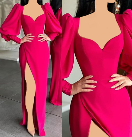 شیک ترین مدل لباس مجلسی به رنگ سرخابی
