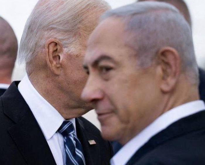 عکس بنیامین نتانیاهو به صورت نیم رخ