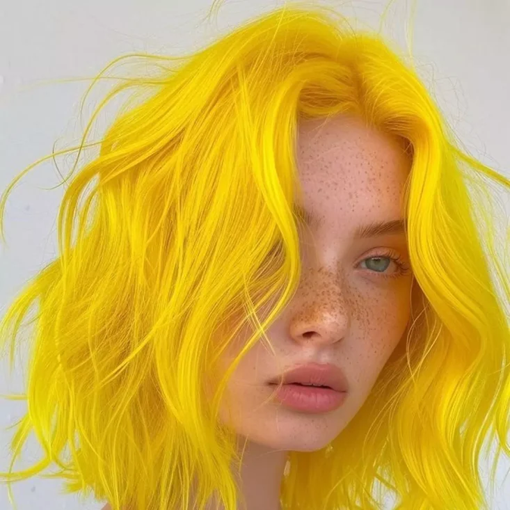 رنگ موی زرد پلاتینی