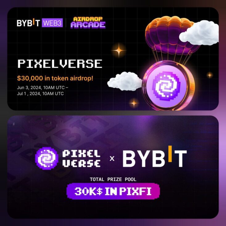 همکاری صرافی بزرگ ByBit با پروژه‌ی PixelVerse
